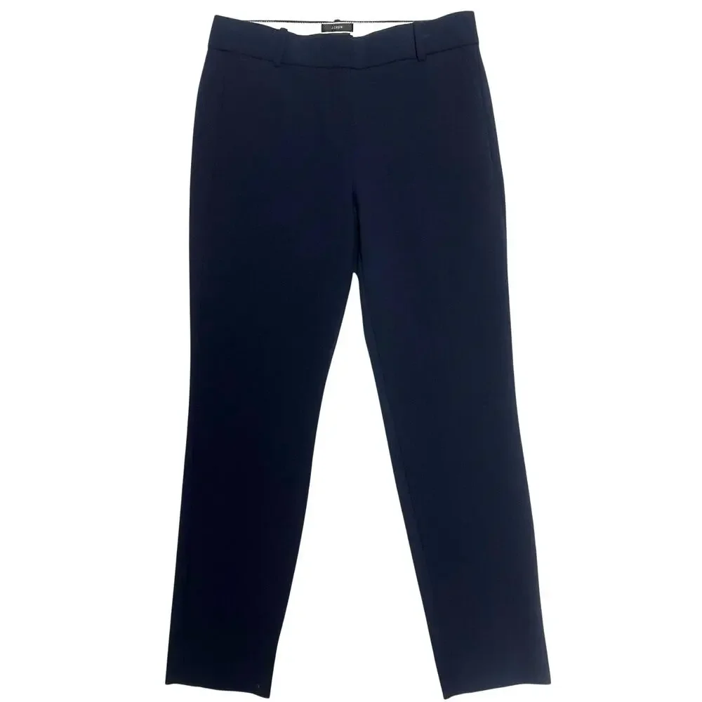 J.Crew Women's Cameron Navy Dress Pants Size 10T